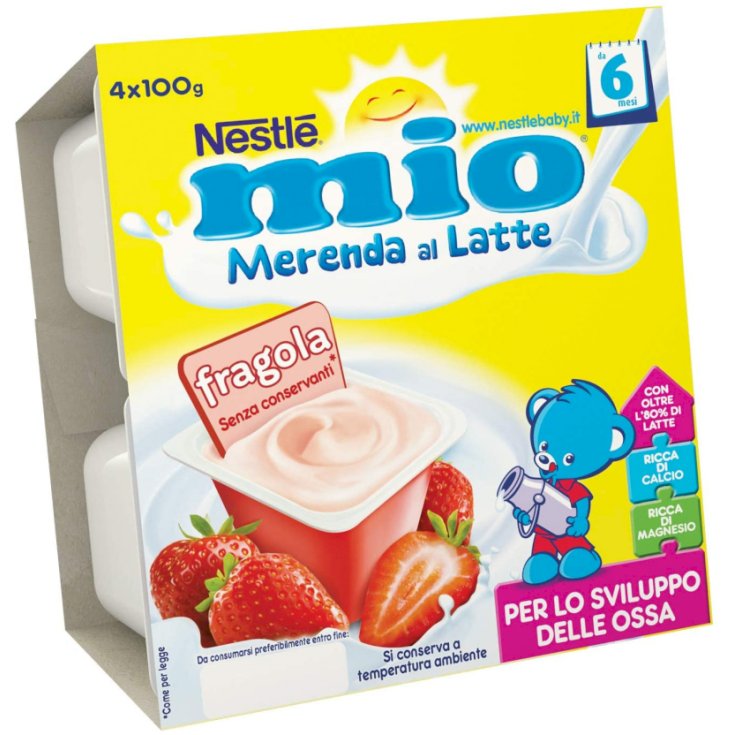 mio Merenda al Latte Nestl&eacute; Fragola 4x100g