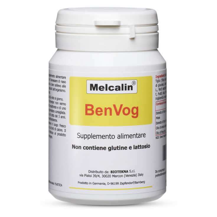 Bio Tekna Melcalin Benvog integratore Alimentare 60 Capsule 72g