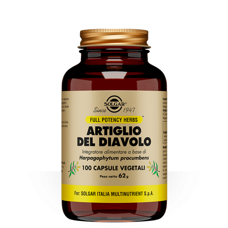 Artiglio Del Diavolo Solgar 100 Capsule Vegetali