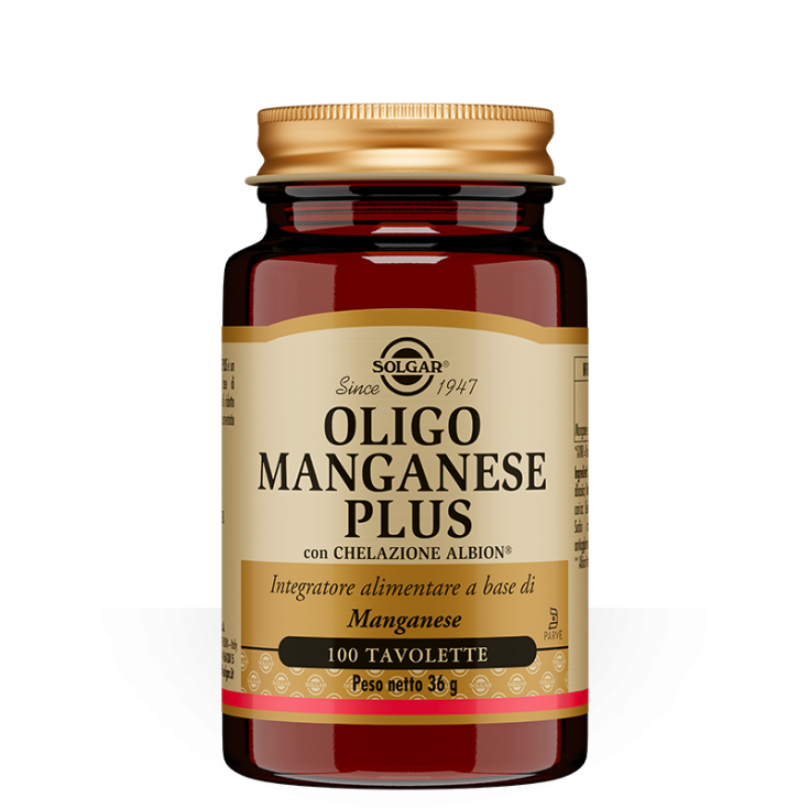 Oligo Manganese Plus Solgar 100 Tavolette