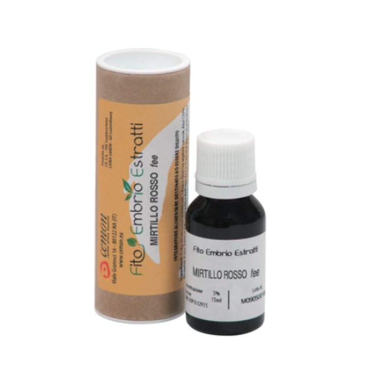 Mirtillo Rosso Fee Fito Embrio Estratti Cemon 15ml