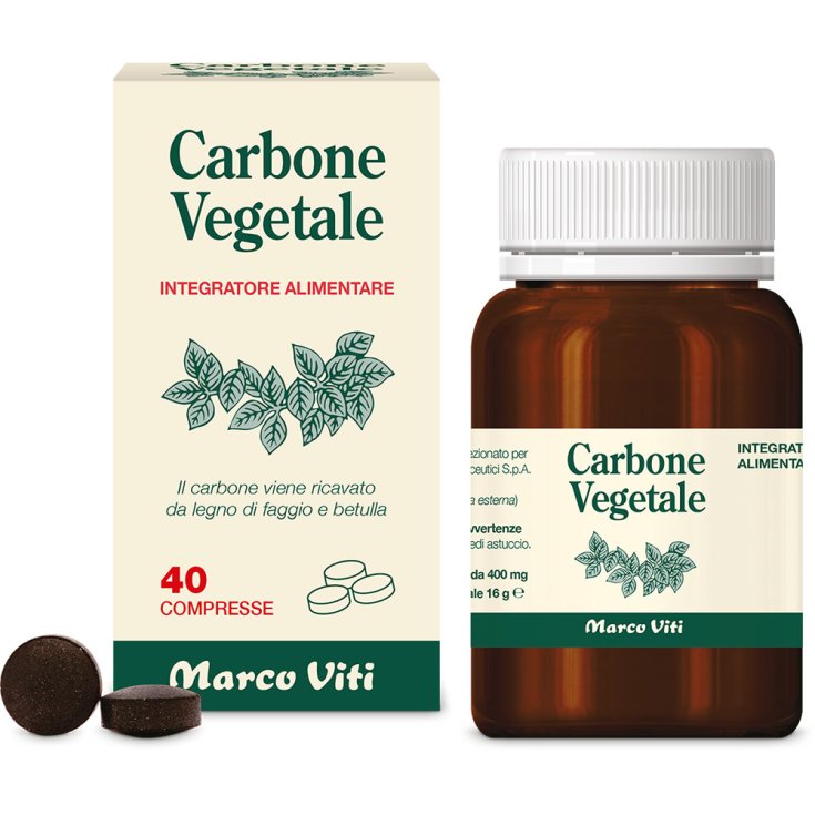 Carbone Vegetale Marco Viti 40 Compresse