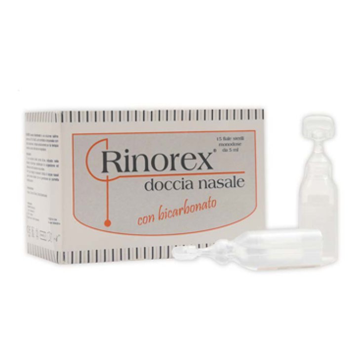Rinorex Doccia Bicarbonato 15 Flacone 5ml