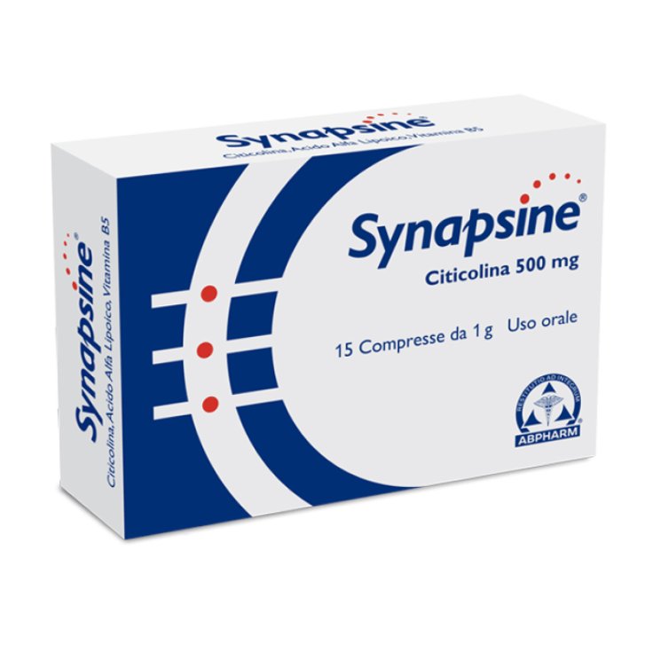 Synapsine Citicolina 500mg ABPharma 15 Compresse