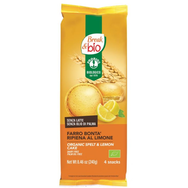 Break&Bio Farro Bont&agrave; Al Limone Probios 4x60g
