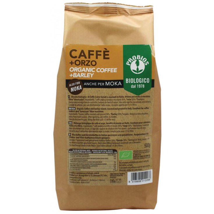 Caff&egrave; + Orzo Probios 500g