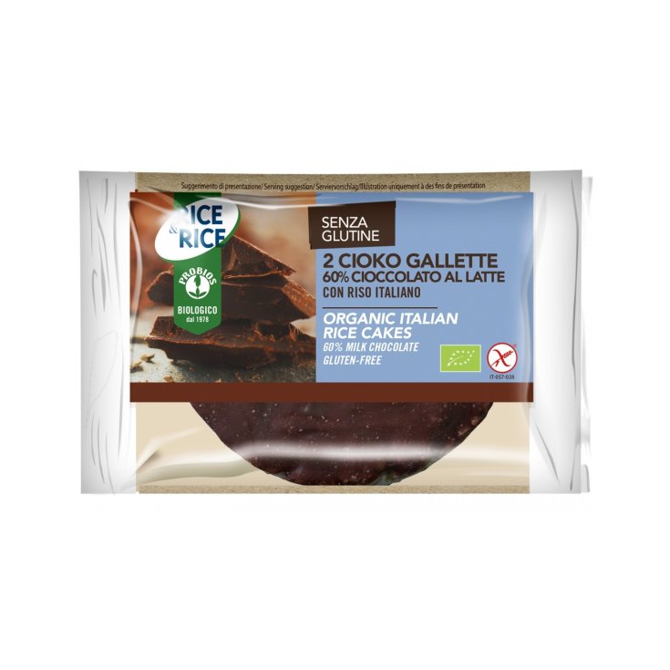 Cioko Gallette con Cioccolato Al Latte&nbsp;Rice&Rice 2 Pezzi