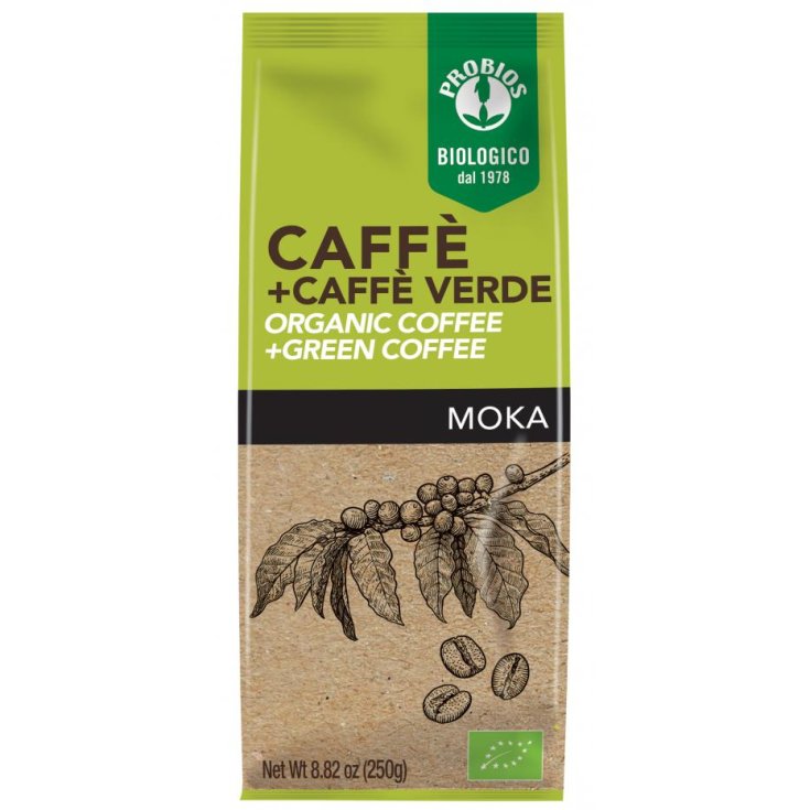 Caff&egrave; + Caff&egrave; Verde Probios 250g