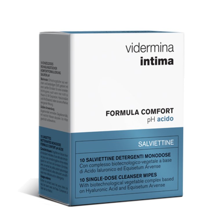 Vidermina Intima Salviette Monodose 10 Pezzi