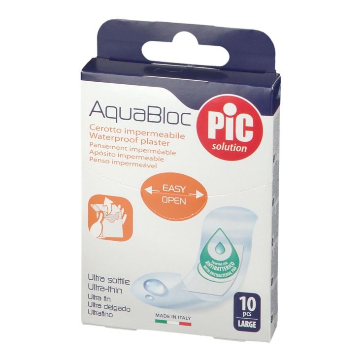 Aquabloc Cerotto Impermeabile Large PIC 10 Pezzi