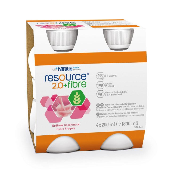 Resource 2,0+Fibre Fragola Nestl&eacute; Health Science 200ml