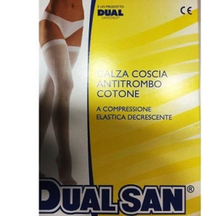 Dualsan&reg; Calza Anti-trombo Con Tassello Misura 4