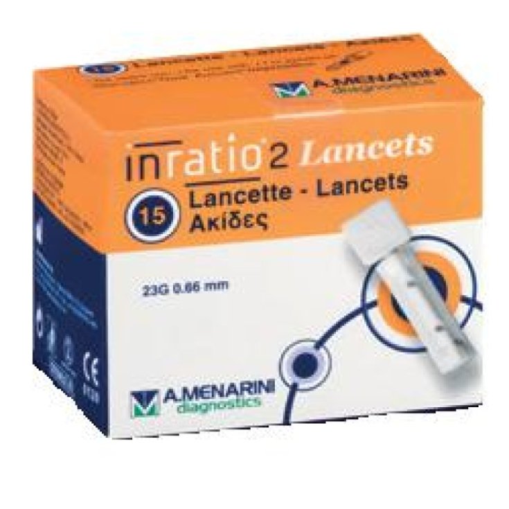 Inratio2 23G A.Menarini Diagnostics 15 Lancette