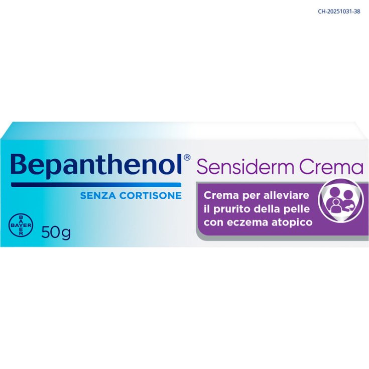Bepanthenol Sensiderm Crema per Prurito e Pelle Arrossata 50g