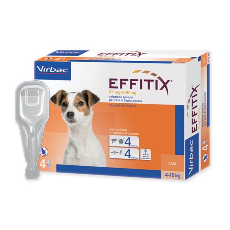 Effitix Spot-On - Small (4 - 10Kg) - 4 Pipette