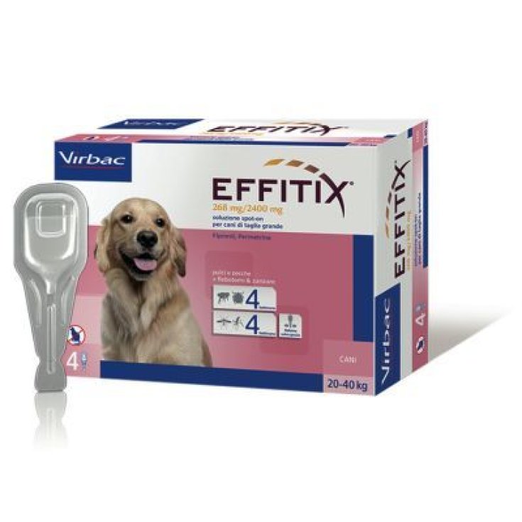 Effitix Spot-On - Large (20 - 40Kg) - 4 Pipette