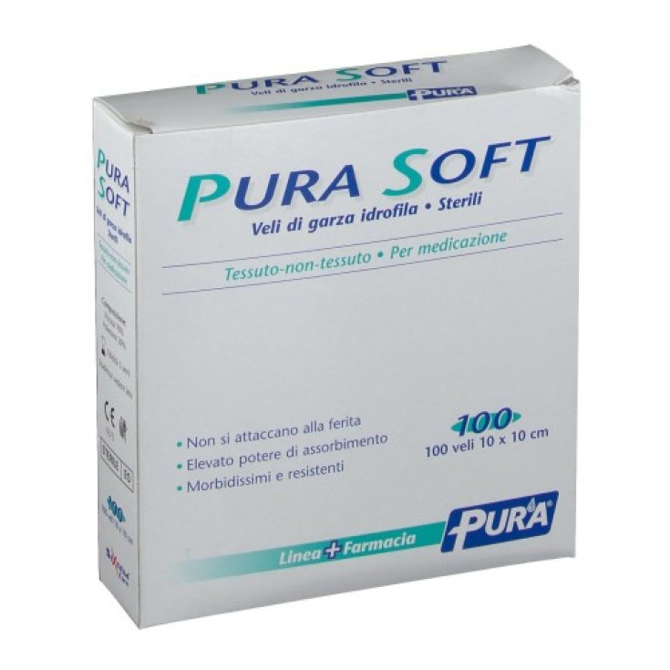 Pura Soft Garze 10x10cm Sixtem Life 100 Pezzi