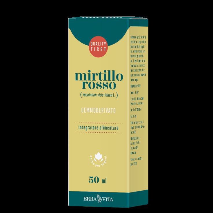 Mirtillo Rosso Gemmoderivato Erba Vita 50ml