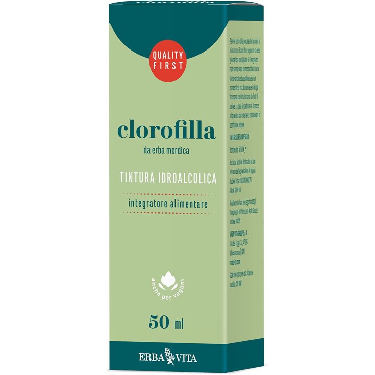 Clorofilla Tintura Idroalcolica Erba Vita 50ml