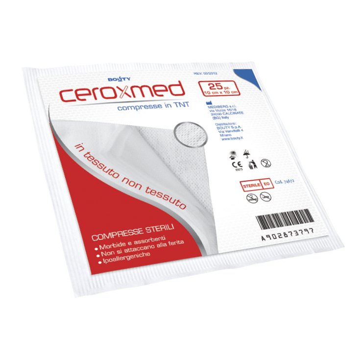 Ceroxmed Compresse In TNT IBSA 25 Compresse Sterili 10x10cm