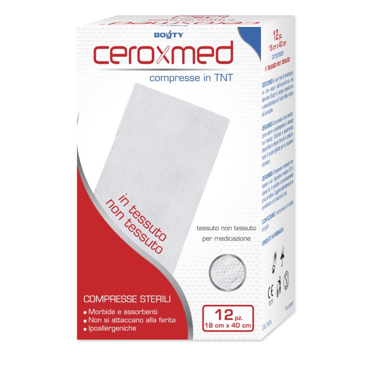 Ceroxmed Compresse In TNT IBSA 12 Compresse Sterili 18x40cm