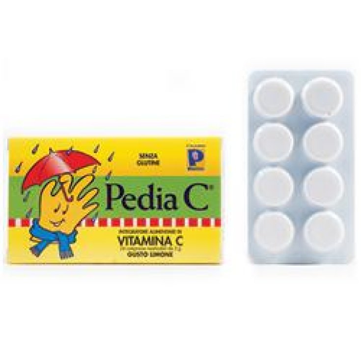 Pedia C&reg; Limone PEDIATRICA&reg; 24 Compresse Masticabili