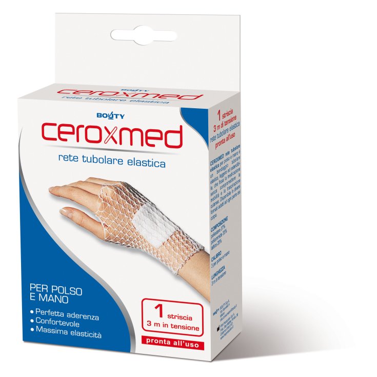 Ceroxmed Rete Tubolare Elastica Per Mano E Polso IBSA 1 Striscia Da 3m