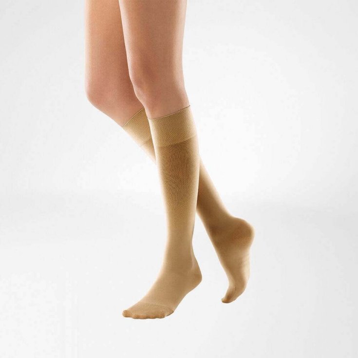VenoTrain® Micro Ccl 2 Gambaletto Punta Chiusa L Corto Caramel Bauerfeind 1 Paio