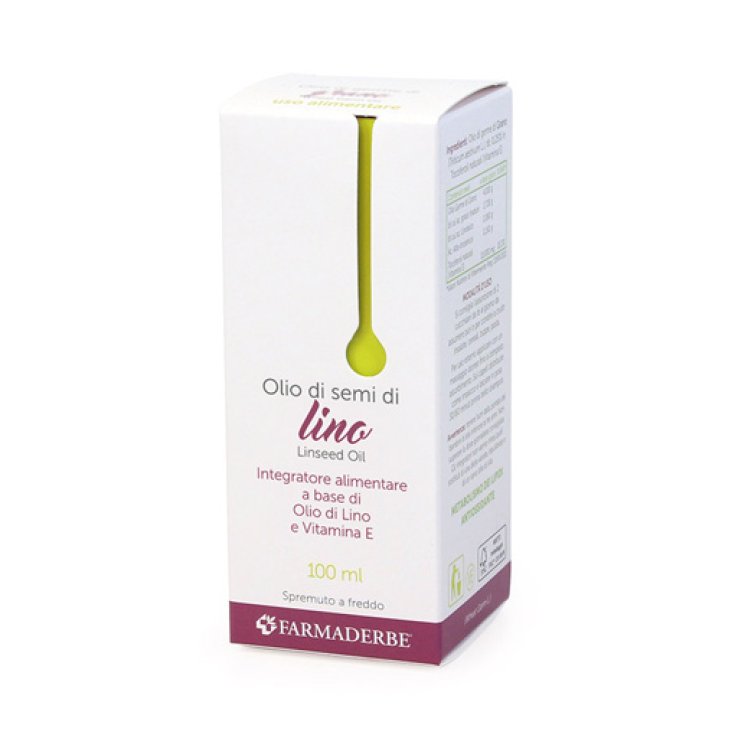 Olio di Semi di Lino Farmaderbe 100ml