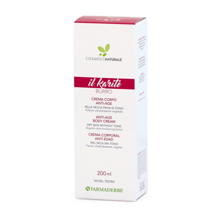 Karit&egrave;&nbsp;Crema Corpo Anti-Age Farmaderbe 200ml