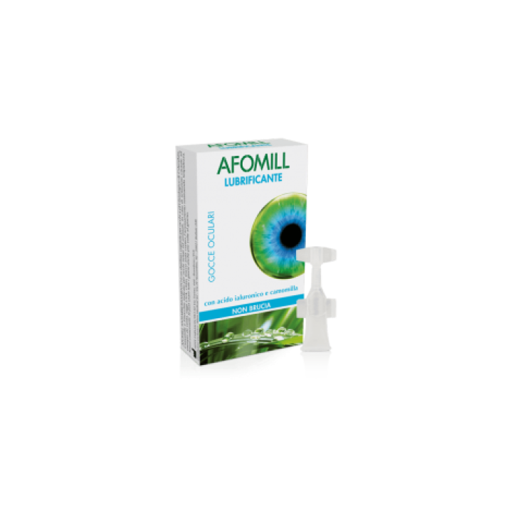 Afomill Lubrificante Gocce Oculari 10 Flaconcini