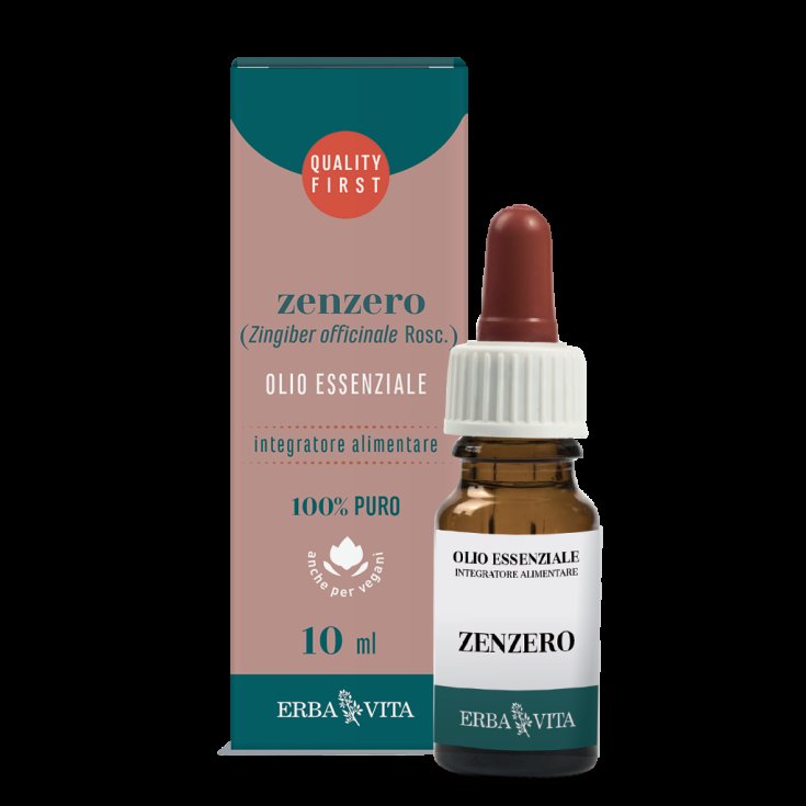 Zenzero Olio Essenziale Erba Vita 10ml