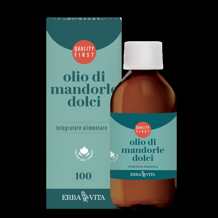 Olio di Mandorle Dolci Erba Vita 100ml
