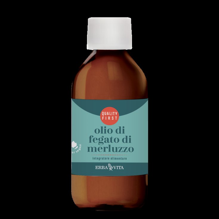 Olio di Fegato di Merluzzo Erba Vita 100ml