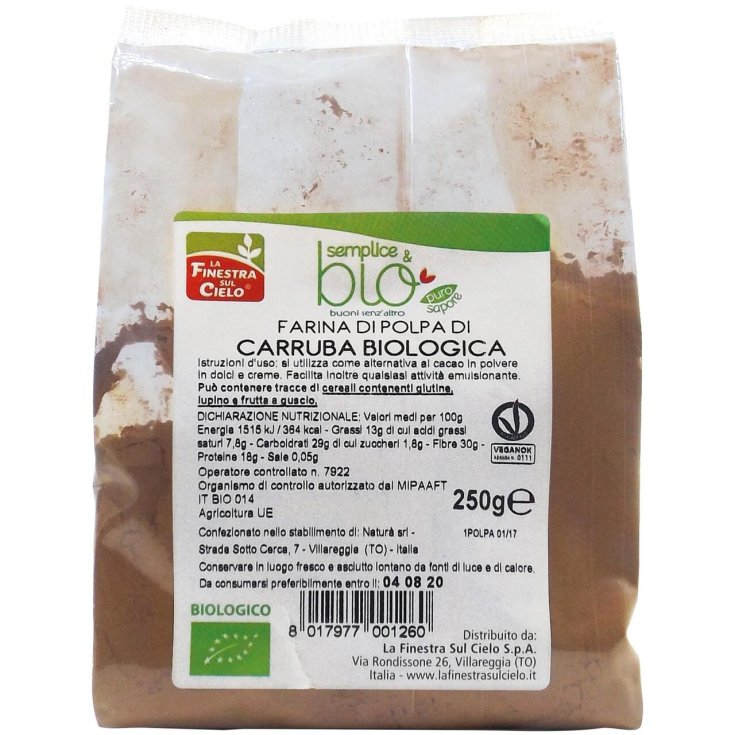 Farina Di Polpa Di Carruba La Finestra Sul Cielo 250g