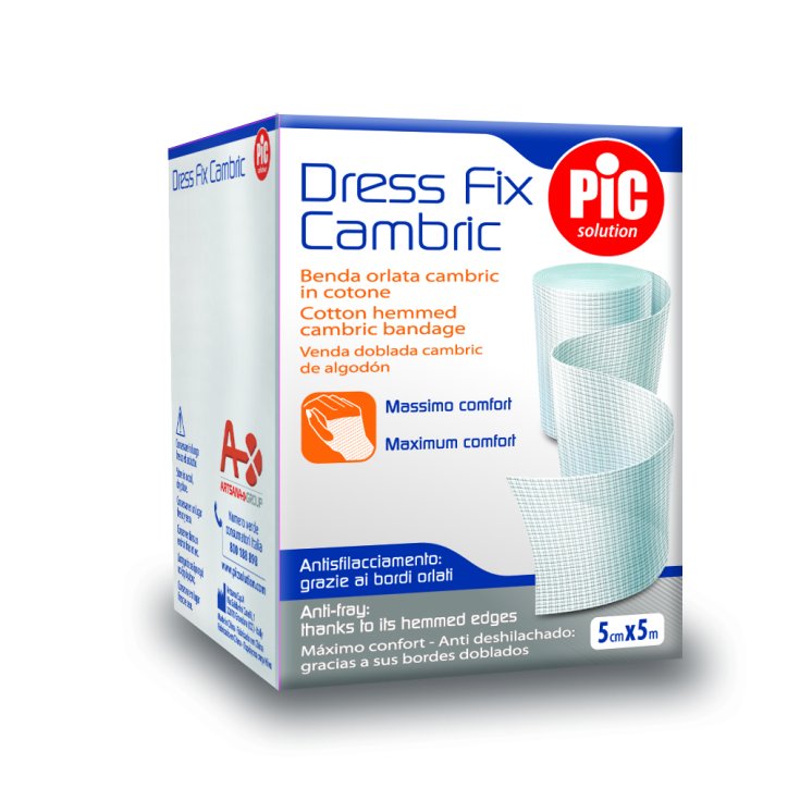 Dress Fix Cambric 7cm x 5m Benda Orlata in Cotone PIC