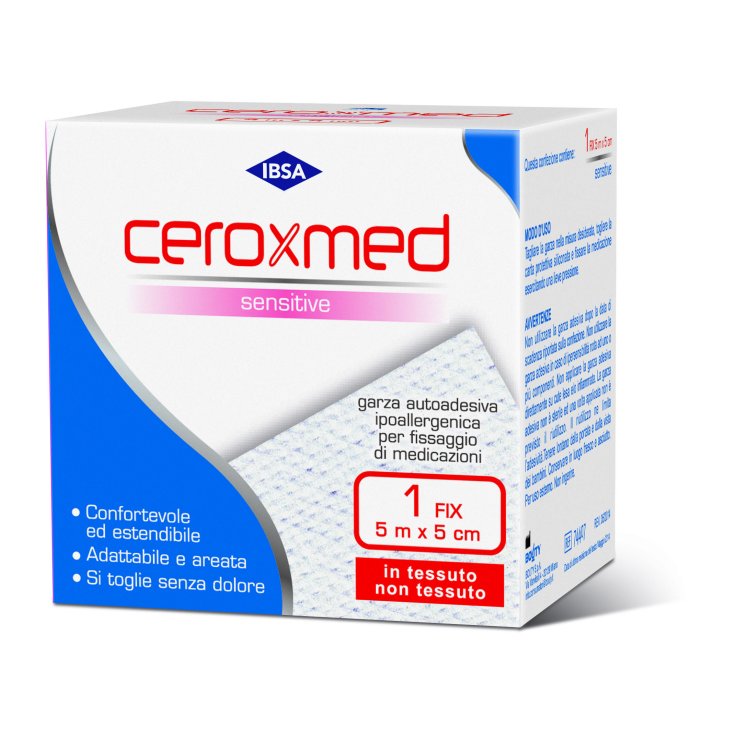 Ceroxmed Sensitive Fix IBSA 1 Garza Autoadesiva 5mx5cm