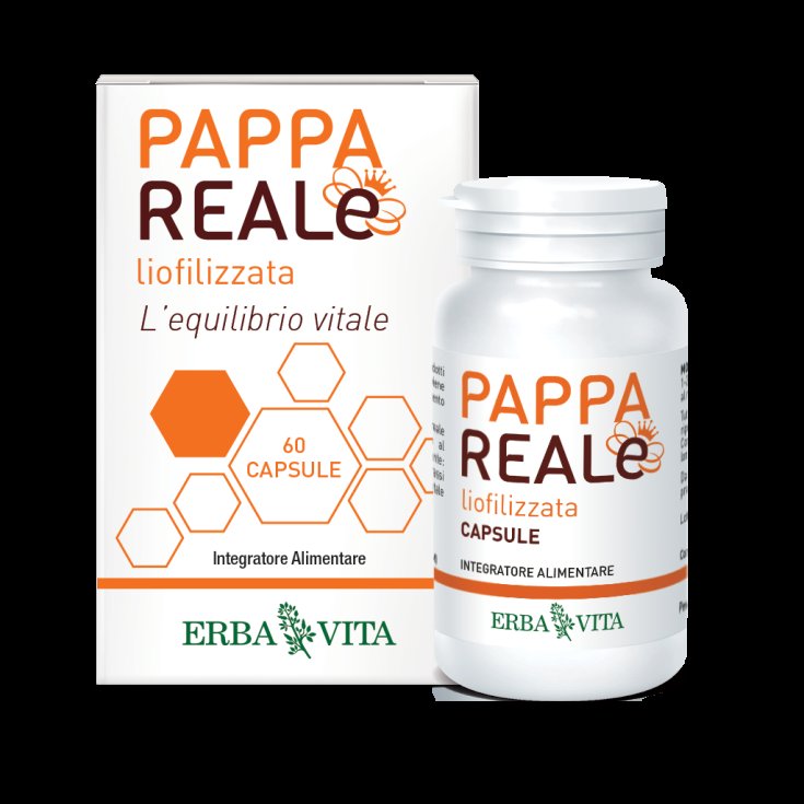 Pappa Reale Liofilizzata Erba Vita 60 Capsule