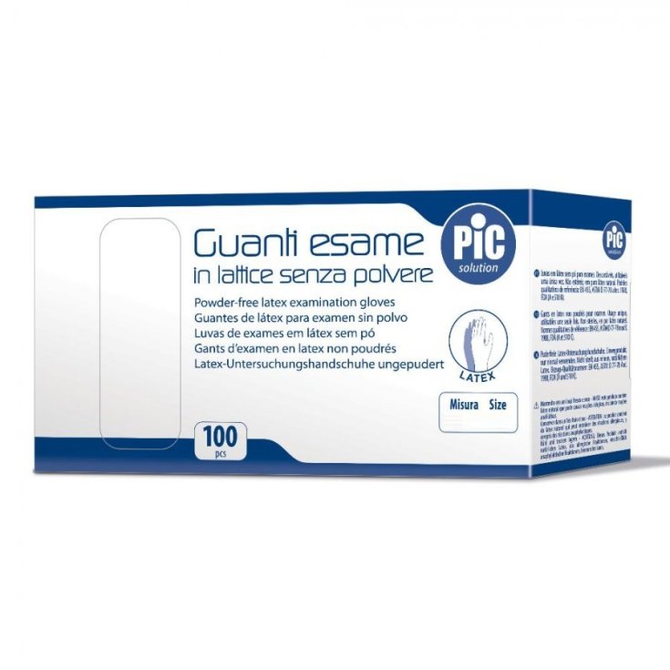 Guanti Esame Con Polvere Mis.S&nbsp;PIC 100 Pezzi