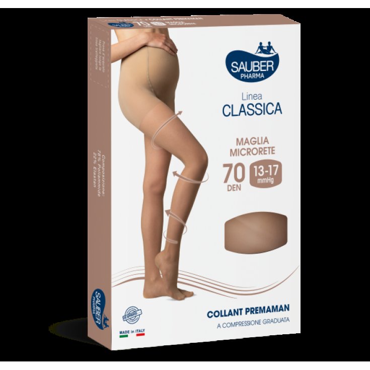 Linea Classica 70D Collant Premaman Neutro&nbsp;Tg.2&nbsp;Sauber