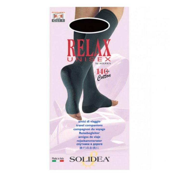 Relax Unisex 140 Gambaletto Punta Aperta Colore Natur Taglia 5-Xxl SOLIDEA&reg;