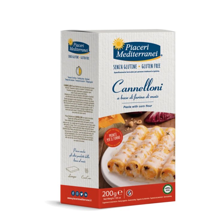 Cannelloni Con Farina Di Mais Piaceri Mediterranei&reg; 200g