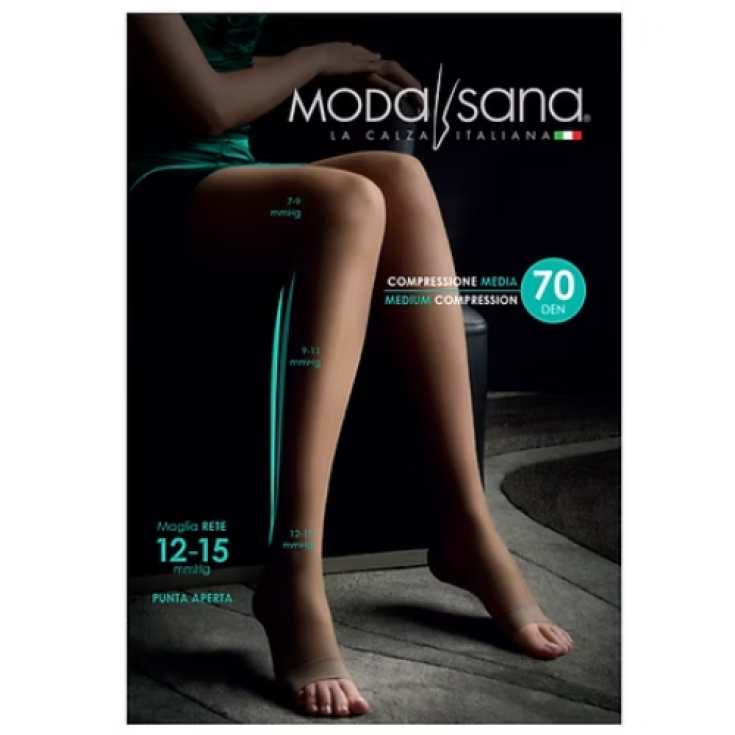 Collant 70D ATC Punta Aperta Visone 3 Modasana® 1 Paio