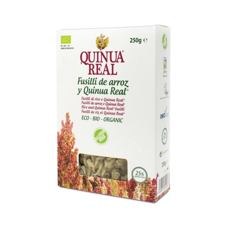 Fusilli Riso E Quinoa Quinua Real 250g