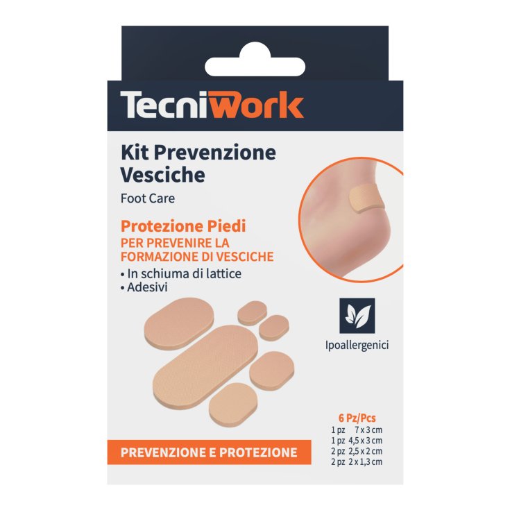 Kit Prevenzione Vesciche Tecniwork&reg; 6 Pezzi