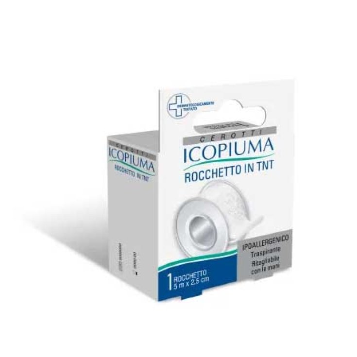 Icopiuma Cerotto Rocchetto In TNT Ipoallergenico 2,5cm x 5m