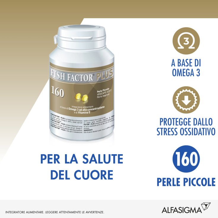 Fish Factor Plus Alfasigma 160 Perle Piccole