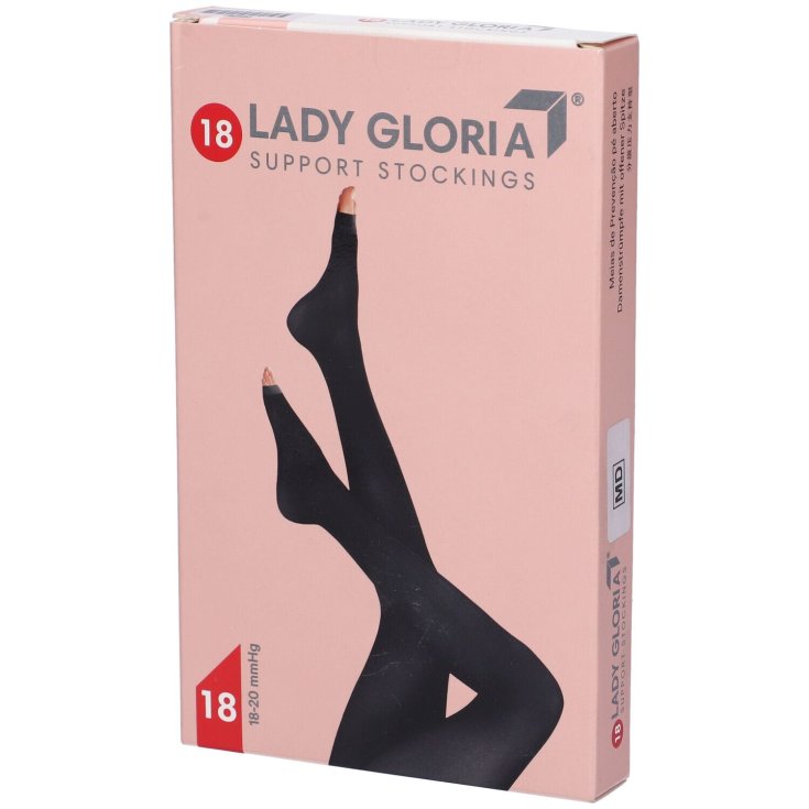 Ladygloria 18 Autoreggente Punta Aperta Sahara 3 GloriaMed&reg; 1 Paio