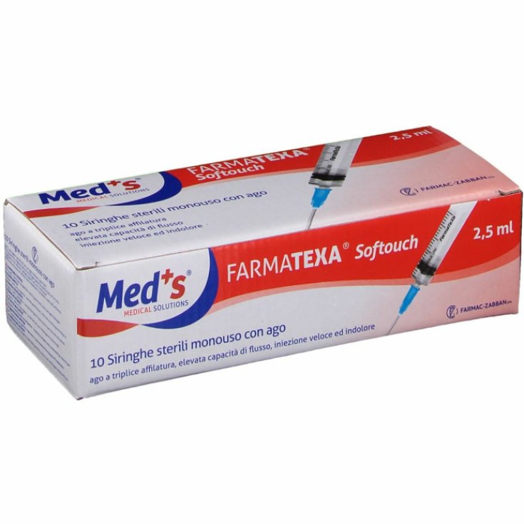 Siringhe 2,5ml G23 FarmaTexa Med's 10 Pezzi