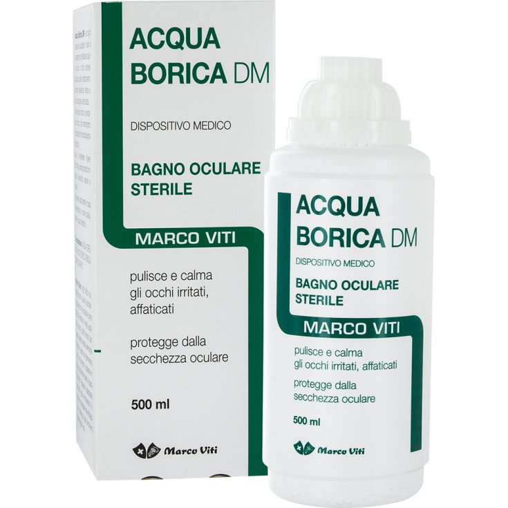 Acqua Borica DM Bagno Oculare Marco Viti 500ml